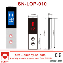 Panel de acero inoxidable para elevador (SN-LOP-010)